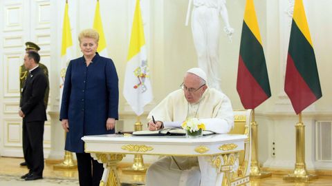El papa Francisco, en el Vaticano