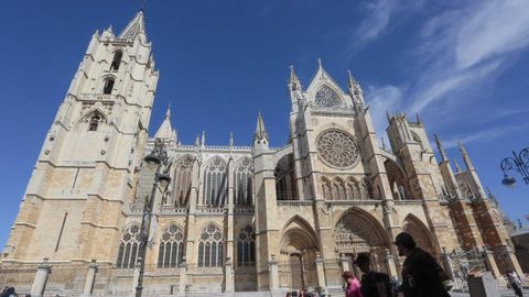 La piedra caliza de la catedral de Len resulta especialmente vulnerable a los agentes ambientales