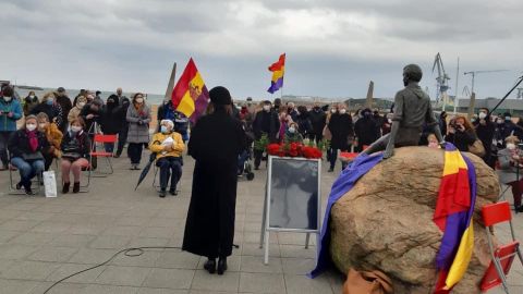 Homenaje celebrado durante la tarde por Araceli Ruiz Toribios