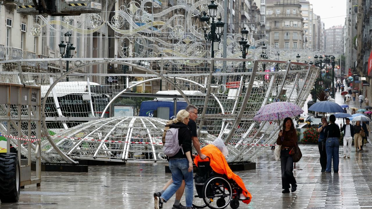 El Ayuntamiento de Vigo cierra siete parques por el temporal
