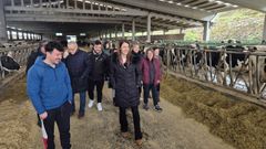 La conselleira do Medio Rural en la SAT Os Penedos