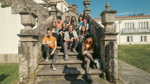 Imaxe dos participantes nas Residencias Art�sticas de Mari��n.