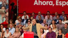 Pedro S�nchez, este jueves en un acto del partido socialista en C�ceres, intentar� movilizar al electorado progresista para que no se quede en casa el 10N