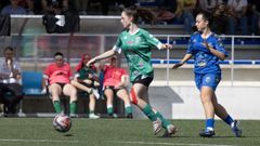 Imagen del choque de cuartos de final entre el Dumbr�a y el Xallas en O Conco.