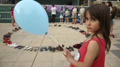 Concentraci�n conta la violencia machista en Carballo