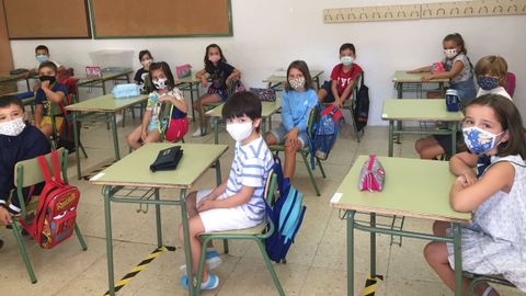 Vuelta al cole en el CEIP Prez Viondi de A Estrada