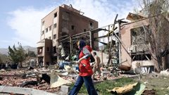 Da�os en la Universidad de Shahid Beheshti en Teher�n, tras un bombardeo israelo-estadounidense.