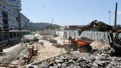 Obras de construcci�n del nuevo hospital Gran Montecelo, de Pontevedra, iniciadas el 3 de mayo del 2021