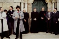 Garc�a Seoane, en la reinauguraci�n de la iglesia de Dexo.