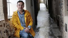 Antonio Lage-Seara, este mi�rcoles en el Calex�n do Muro, en el centro hist�rico viveirense