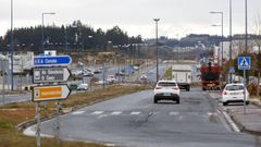 La avenida principal del pol�gono de As G�ndaras sirve los fines de semana como circuito de carreras para algunos conductores, seg�n la polic�a