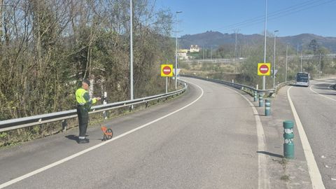 Tramo al que accedi� en sentido contrario al estipulado