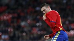 El debut de Iago Aspas con Espaa, en fotos