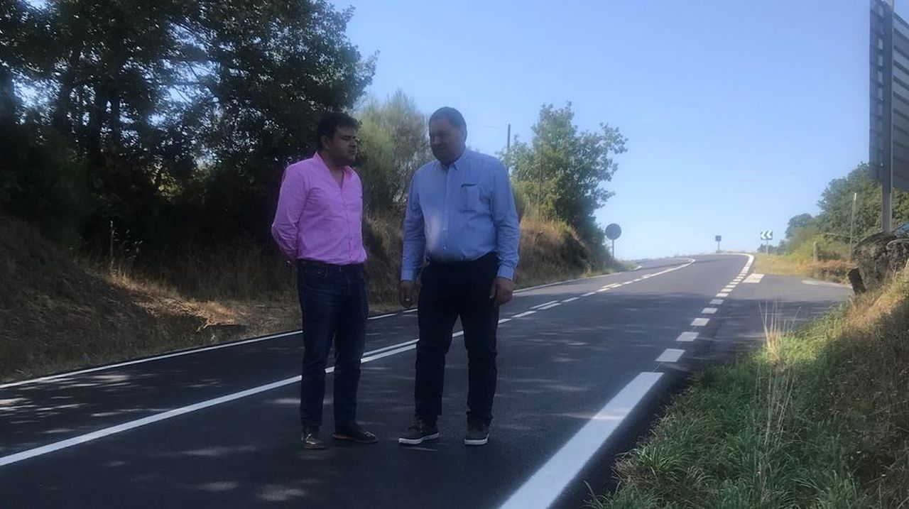 Finalizan las obras de mejora del firme en la carretera que une Rodeiro ...