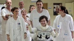 Teresa Romero, cuando recibi� el alta