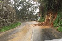 Hubo desprendimientos a primera hora de la ma�ana, y por la tarde.