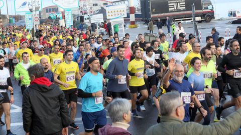 Salida de la carrera Sin-Son 10K de Portosn 2024