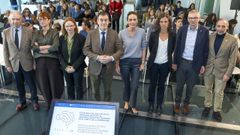 Foto de familia durante la presentaci�n del proyecto EdugalIA el pasado diciembre