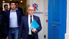 Ciotti en la desde de Los Republicanos.