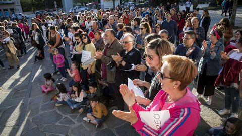 Protesta en Noia