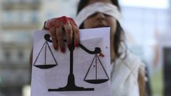 Manifestaci�n a favor del aborto en Argentina
