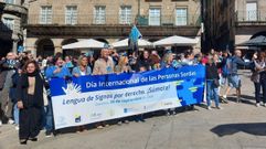 La manifestacin recorri varias calles de la ciudad antes de recalar en la plaza Maior