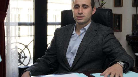 El presidente del Colegio de Graduados Sociales de Asturias, �scar Mart�nez.