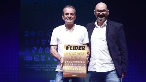 Un momento de la XIV edicin de los Premios Lder del ftbol base lucense