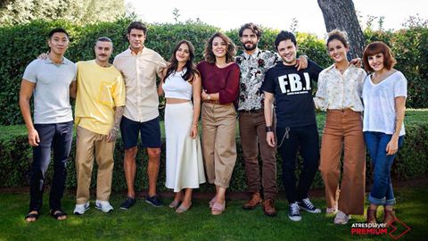 Imagen de parte del reparto que formar� parte del reencuentro de la serie F�sica o Qu�mica