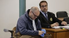 El condenado por el crimen de Sigeiro, durante el juicio en la Audiencia Provincial