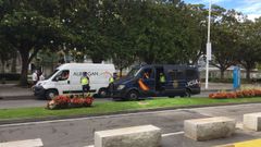 Control policial en La Marina