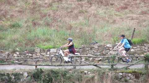 Manuela Carmena en la Senda del Oso.Manuela Carmena en la Senda del Oso