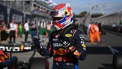 Max Verstappen, de Red Bull, satisfecho tras la carrera de clasificación 