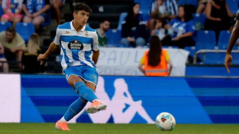Samu Fern�ndez Leonardo, del Deportivo