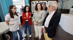 Bel�n do Campo, en uno de los negocios visitados este jueves