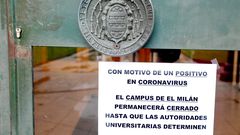 El campus de El Mil�n cerrado