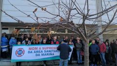 Concentraci�n en Viveiro contra la supresi�n del �rea sanitaria de A Mari�a