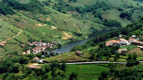 Antes granxa, hoxe adega. Belesar ao pé do río e A Ermida, outra aldea da parroquia de San Bartolomeu de Belesar na que domina o verde dos prados e as mazairas na ladeira do río de Santa Lucía. Na parte de abaixo desta aldea e ao pé da estrada da estrada está a vella Granxa da Ermida, que hoxe alberga unha importante adega