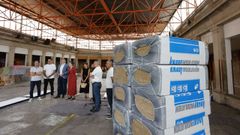 El conselleiro de Educaci�n visit� este viernes las obras del CEIP Froebel en Pontevedra