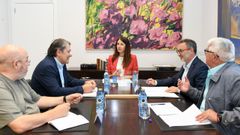 G�mez se reuni�n con representantes de Asaga y de Uni�ns Agrarias