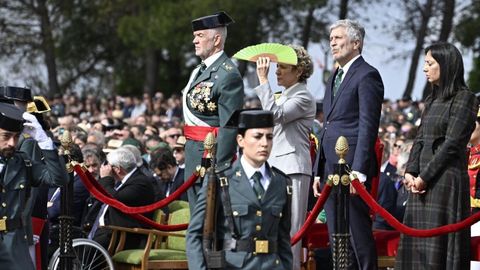 El ministro del Interior, abucheado al recordar a los fallecidos durante un acto de la Guardia Civil en Baeza