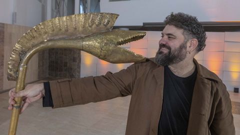 Abraham Cupeiro, el m�sico m�s internacional de Lugo�que regal� en el 2014 a la ciudad su obra sobre la Muralla: �O anel de pedra�