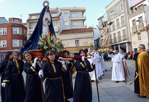 Por cuarto ao, en O Son se escenific el reencuentro de Jess Glorioso con su madre. 