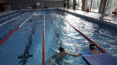 La piscina de Xove, una foto de archivo