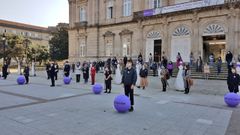 Acto institucional en la Diputaci�n de Pontevedra 