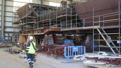 Imagen de archivo de la f�brica de bloques