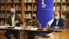 Valent�n Garc�a, Rosario �lvarez e H�kan Casares presentaron as conclusi�ns do informe