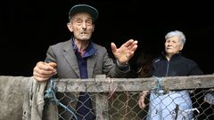 Jes�s D�az, �nico vecino de Fondemera con el que ten�a trato el pintor Labajjo Grand�o