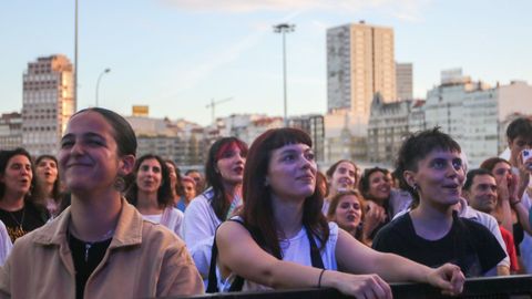 Una de las citas musicales que tuvo lugar en el puerto de A Corua el pasado verano. 