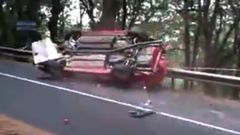 As� fue el accidente de Luis Penido en la Subida � Estrada